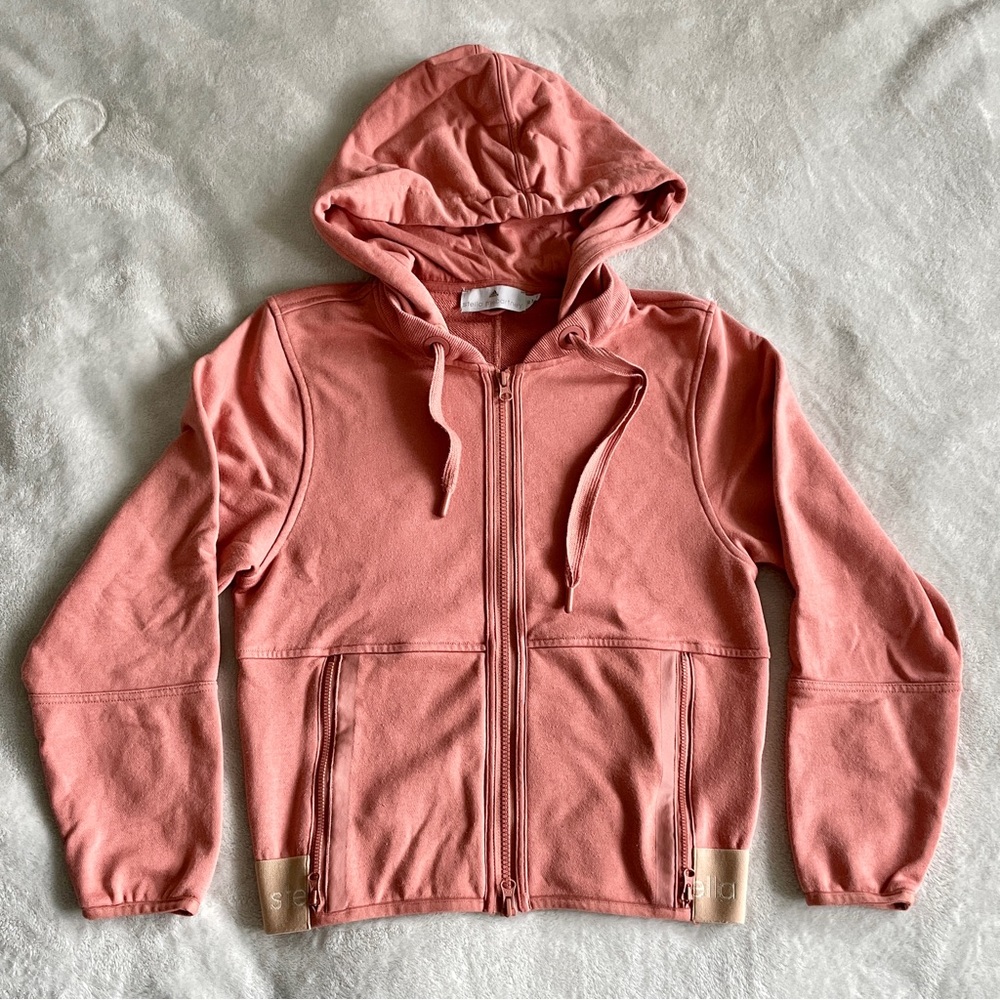 Adidas By Stella McCartney Organic Cotton Zip Hoodie